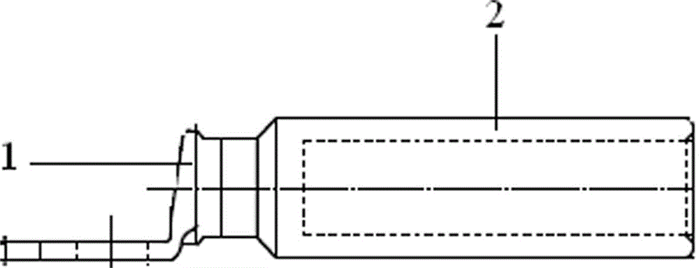 Creep-resistant aluminum alloy copper-aluminum transition terminal and preparation method thereof