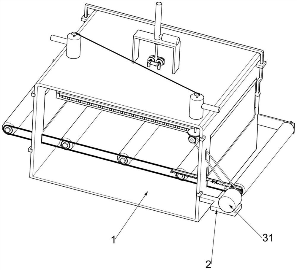 Surface colored paint spraying device for furniture wooden door processing