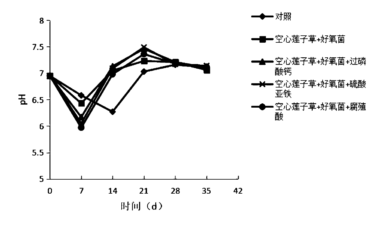 Alligator weed organic fertilizer and preparation method thereof