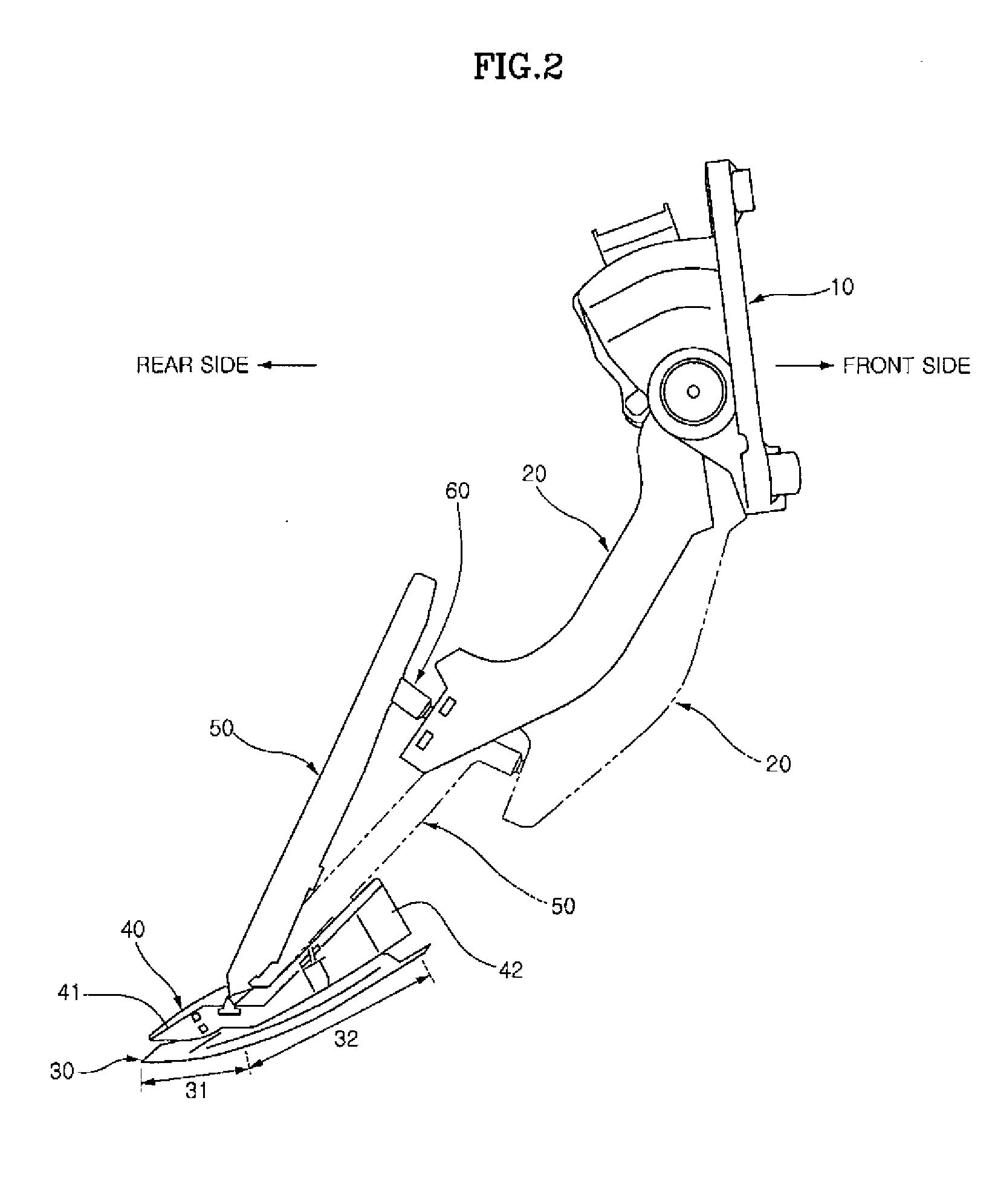 Organ Type Accelerator Pedal Apparatus