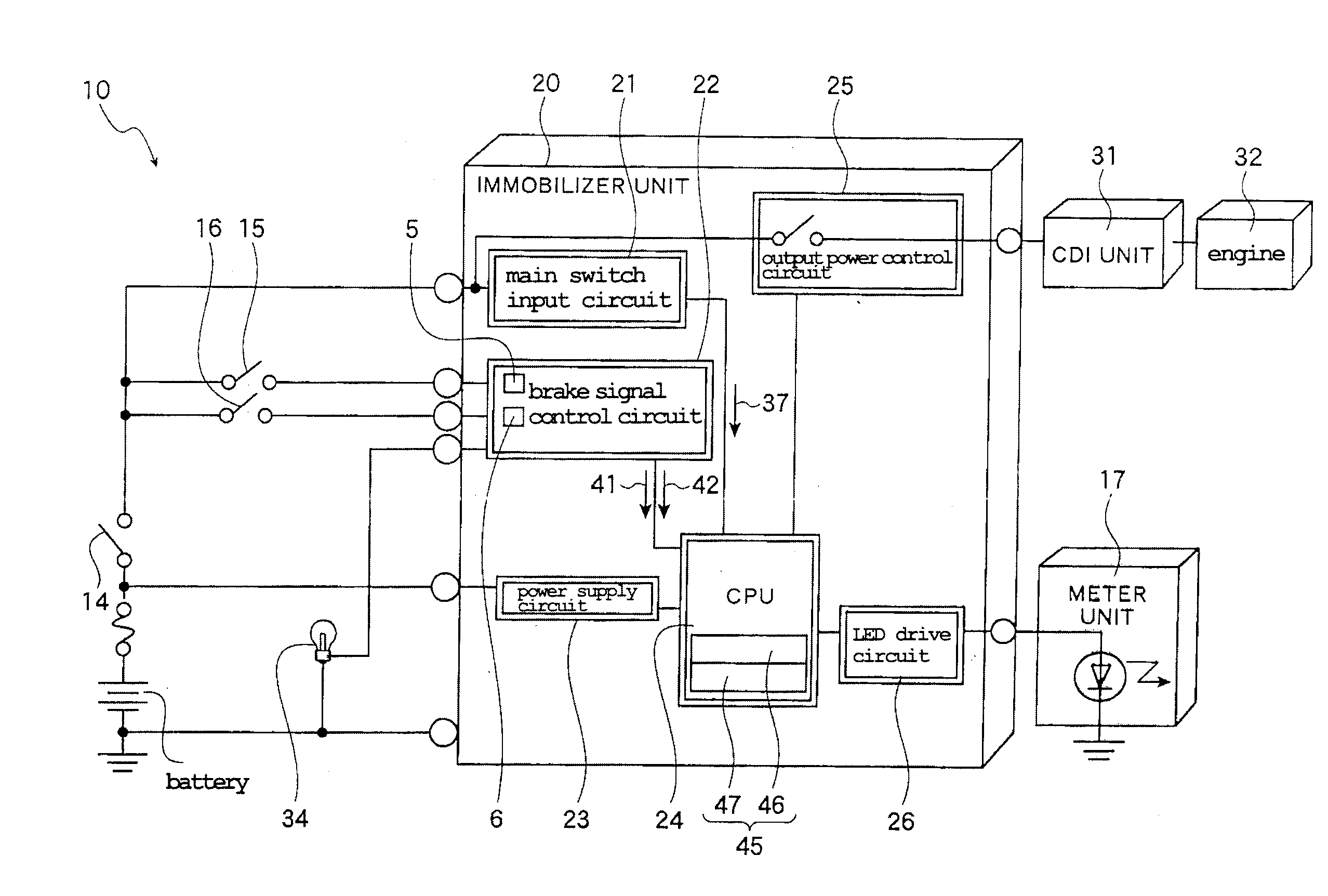 Vehicle antitheft device and straddle-type vehicle having vehicle antitheft device