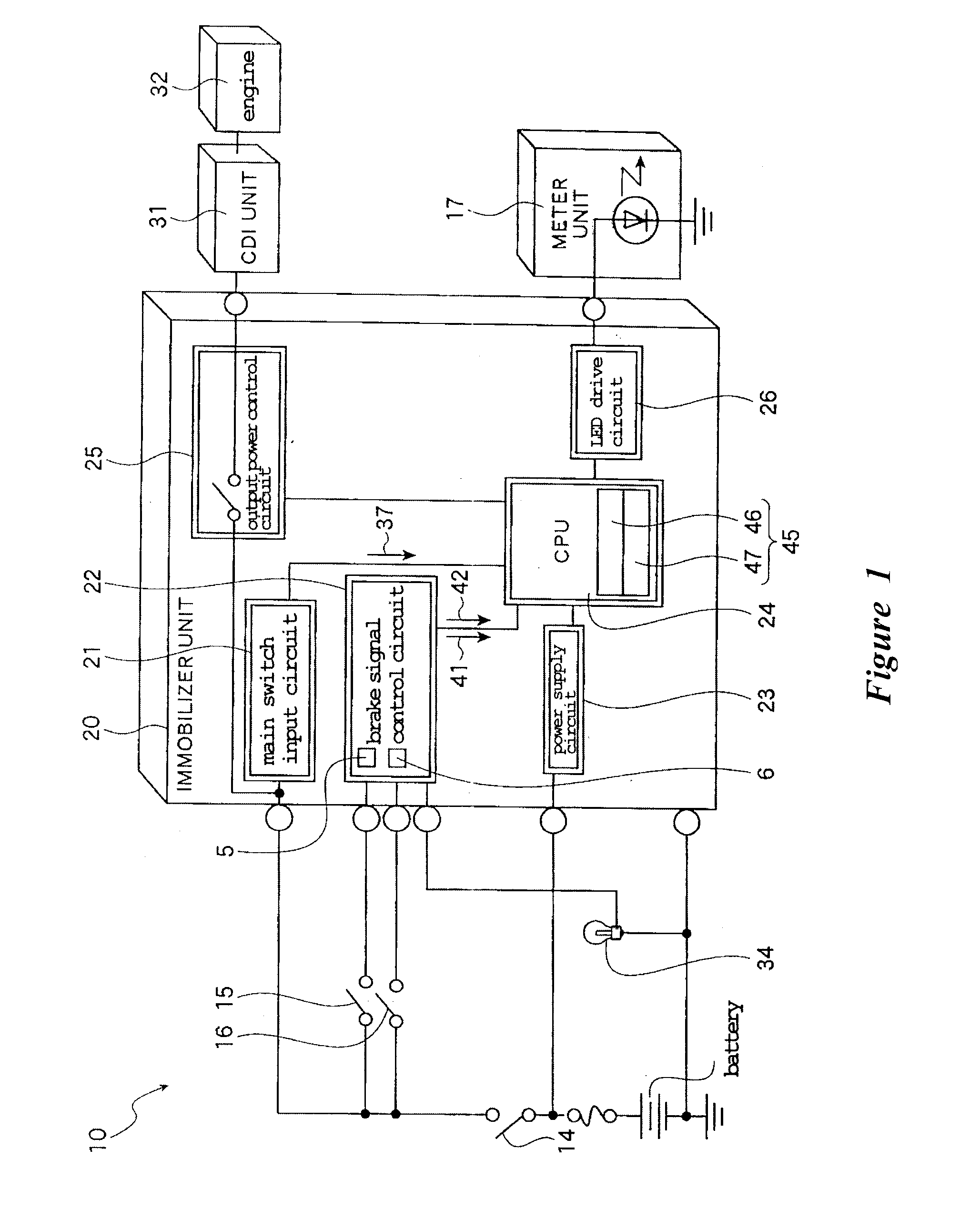 Vehicle antitheft device and straddle-type vehicle having vehicle antitheft device