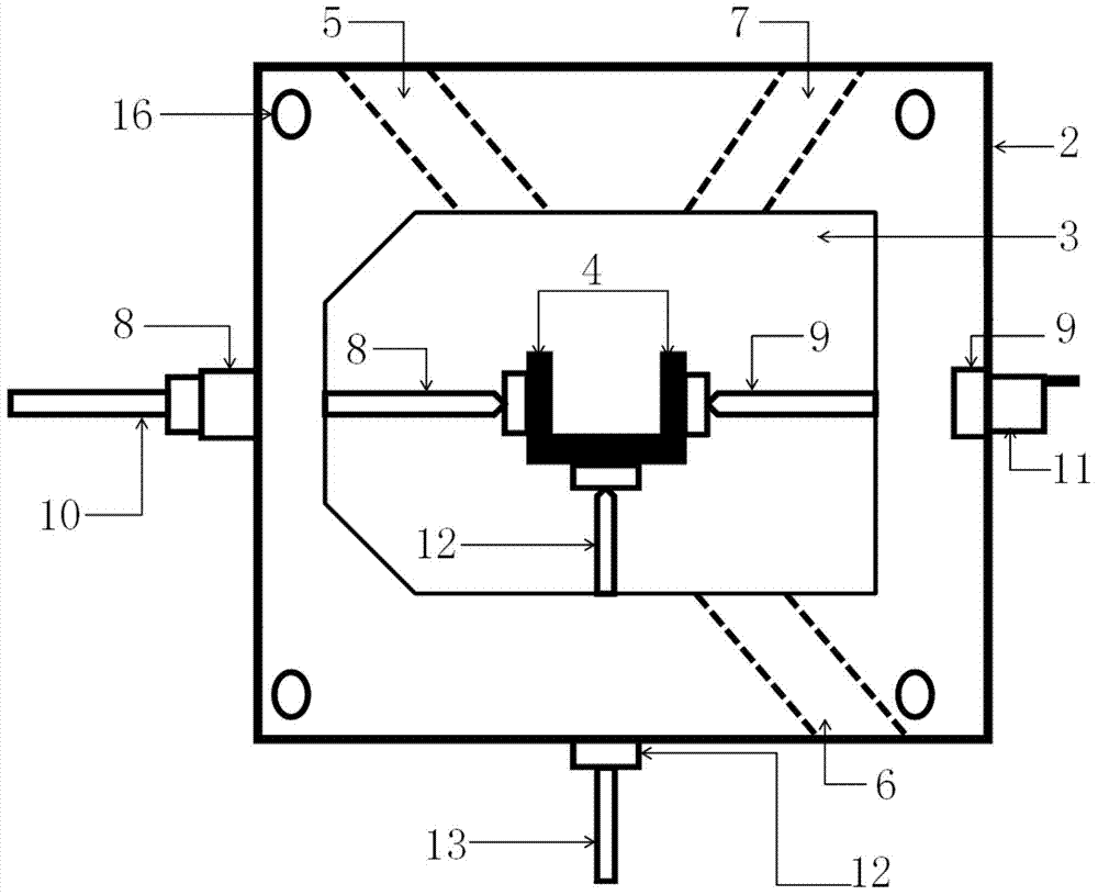 Shielding device for radioactive sample neutron residual stress measurement