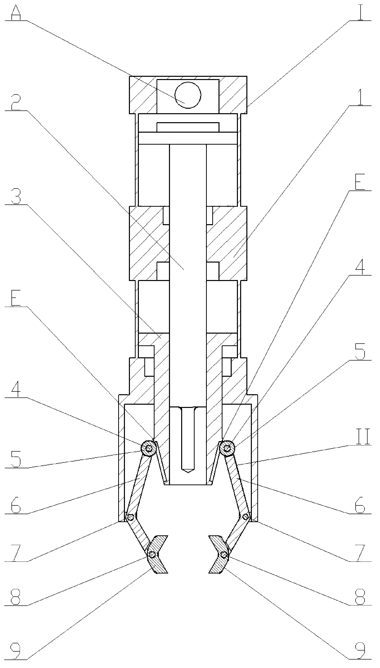 Pneumatic high-speed throwing device