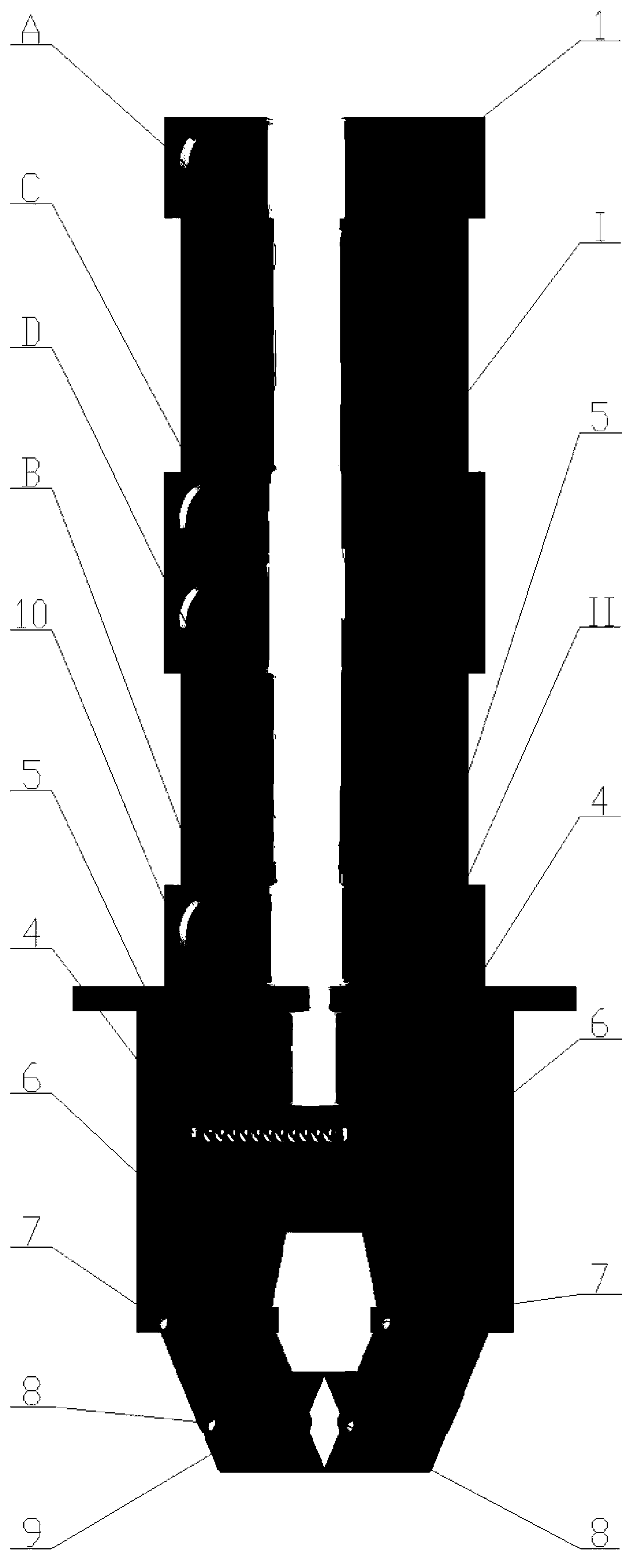 Pneumatic high-speed throwing device