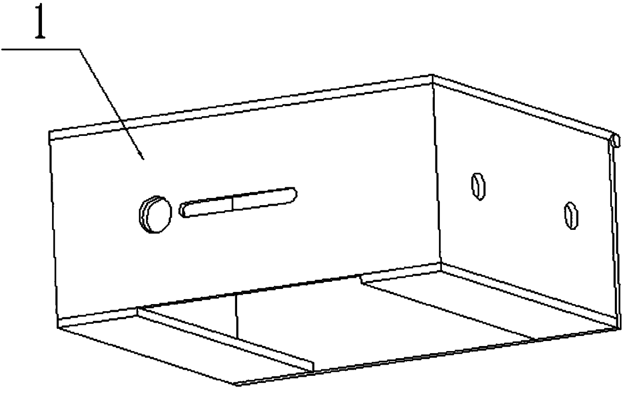 Hand-cranking type tissue box with automatic tissue cut-off function