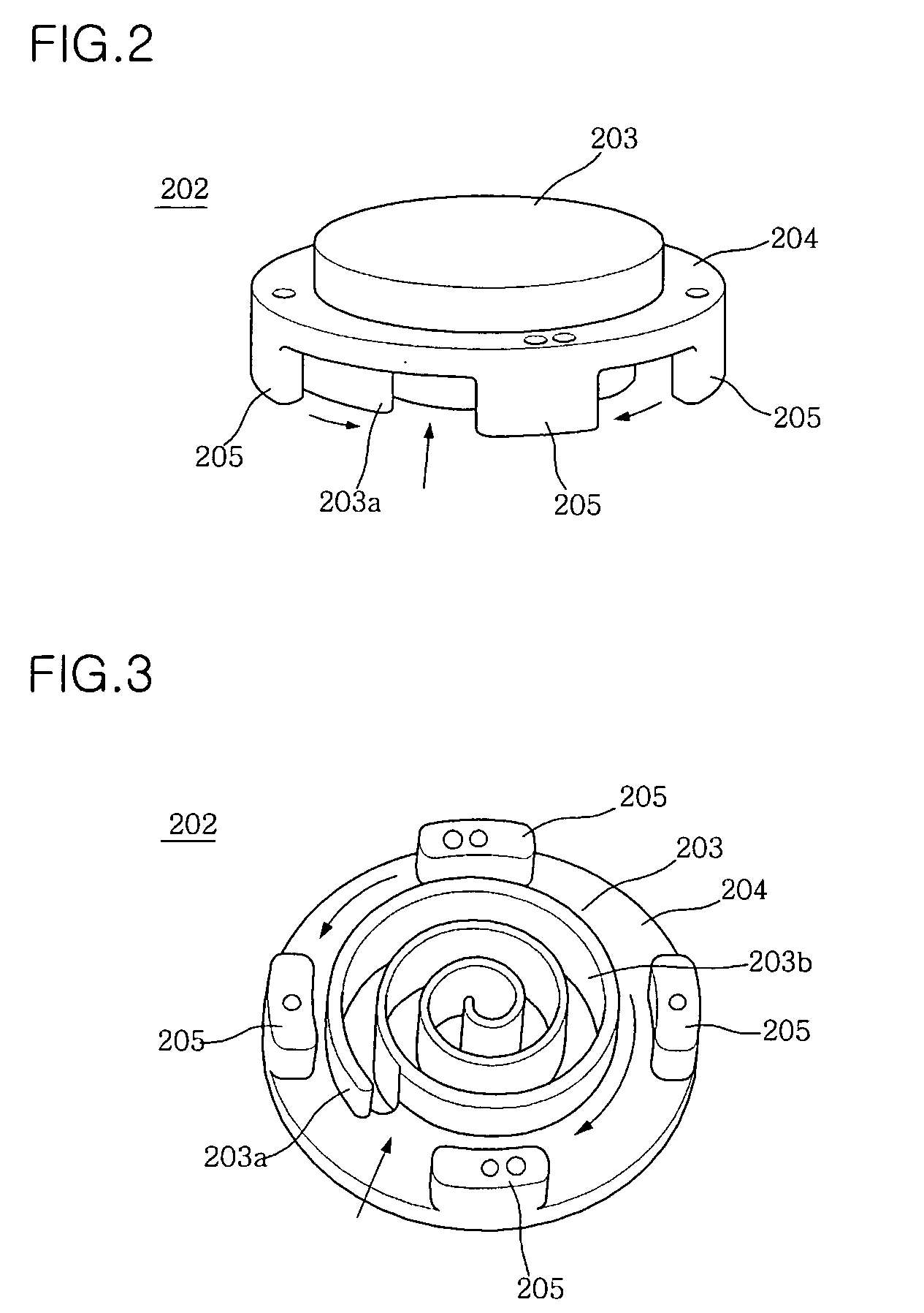 Fixed scroll of scroll compressor