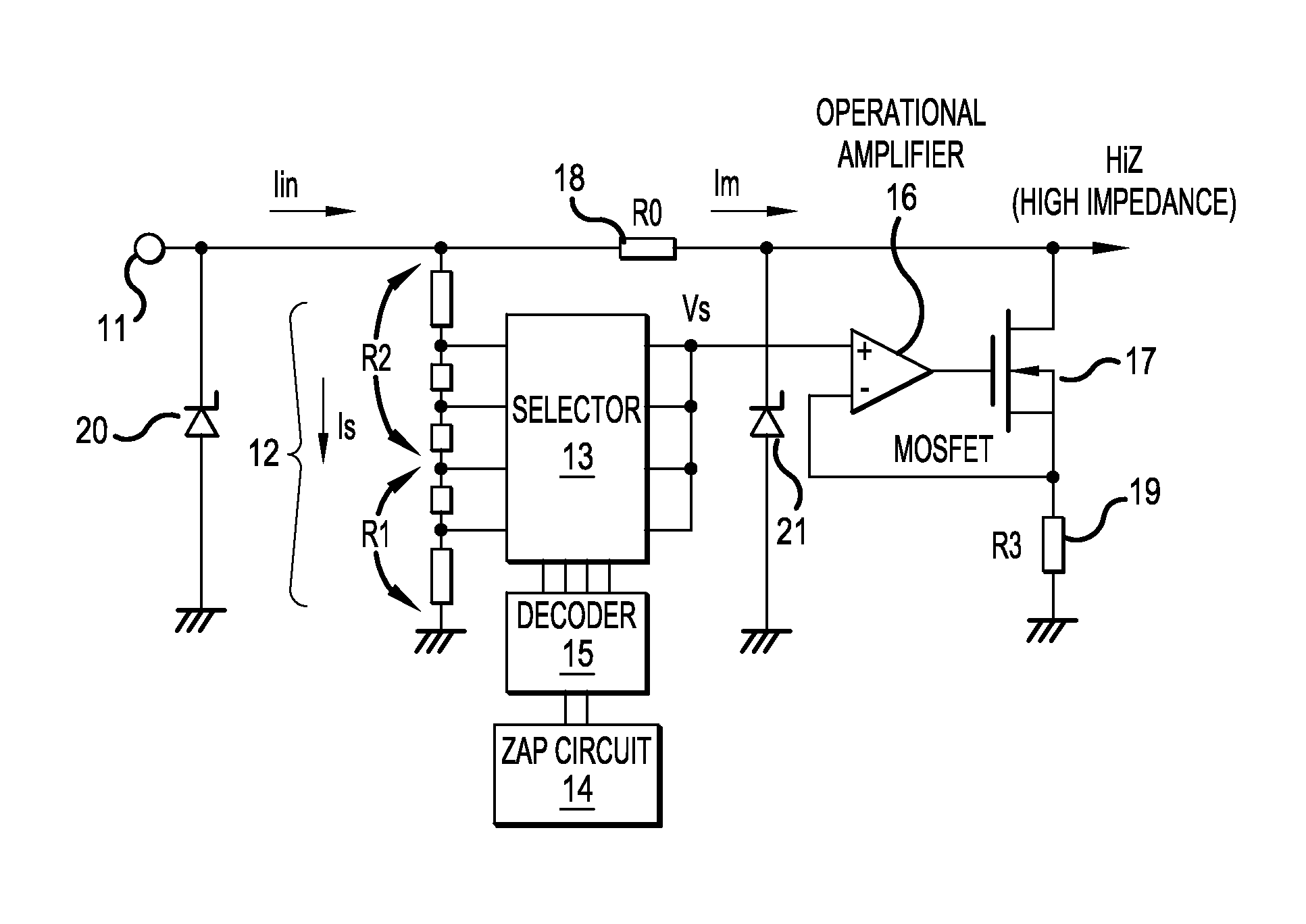 Input circuit includes a constant current circuit