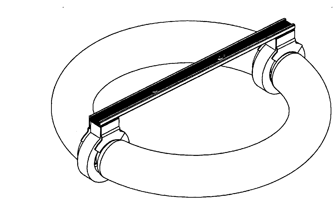 Reflector of annular electrodeless fluorescent lamp
