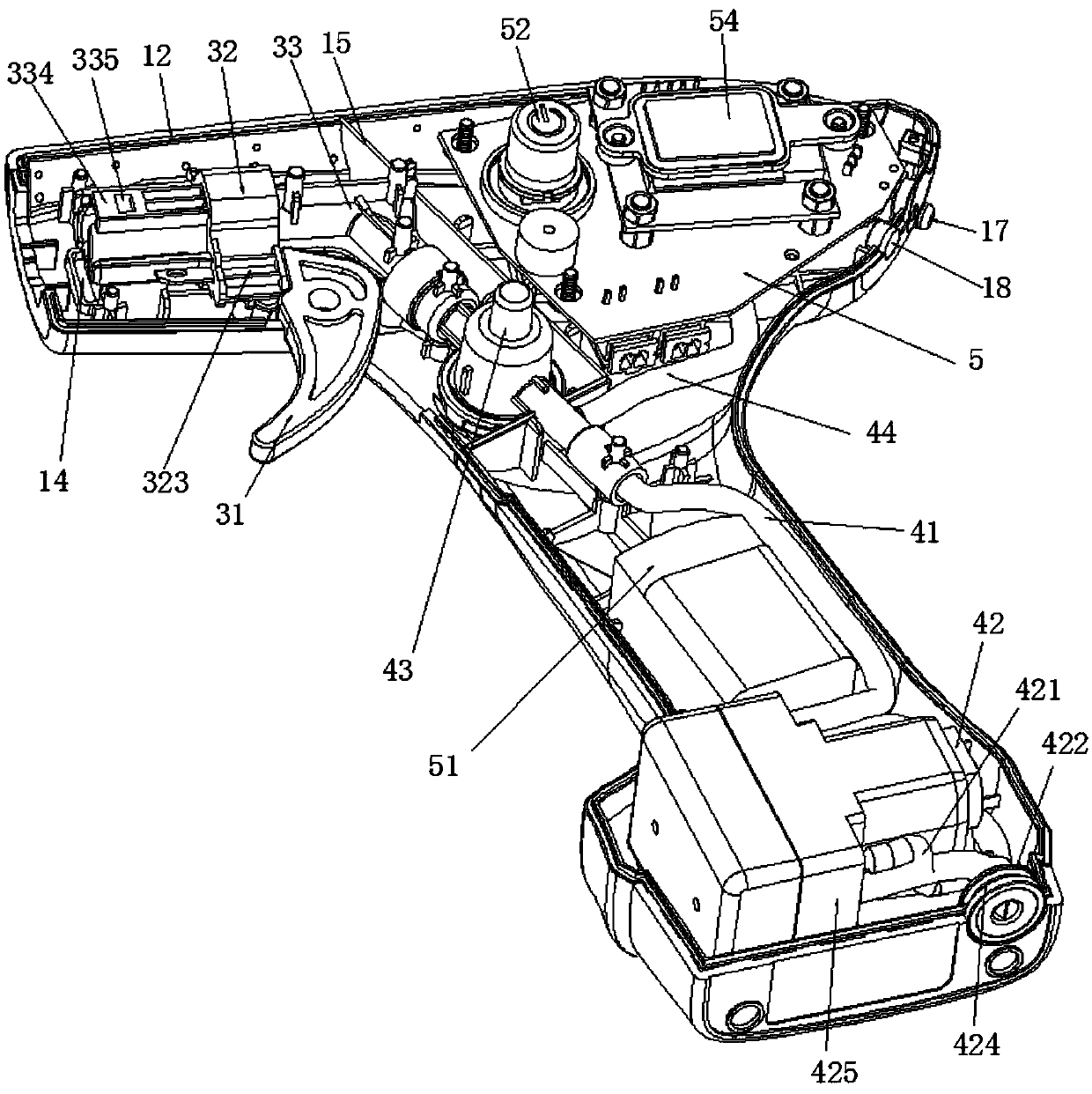 Electric anorectal loop ligature capable of reducing cross infection