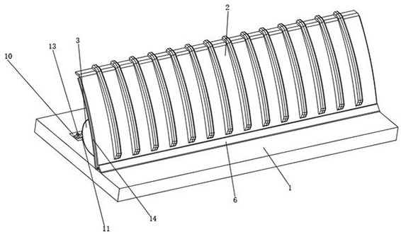 Air shield dam construction method