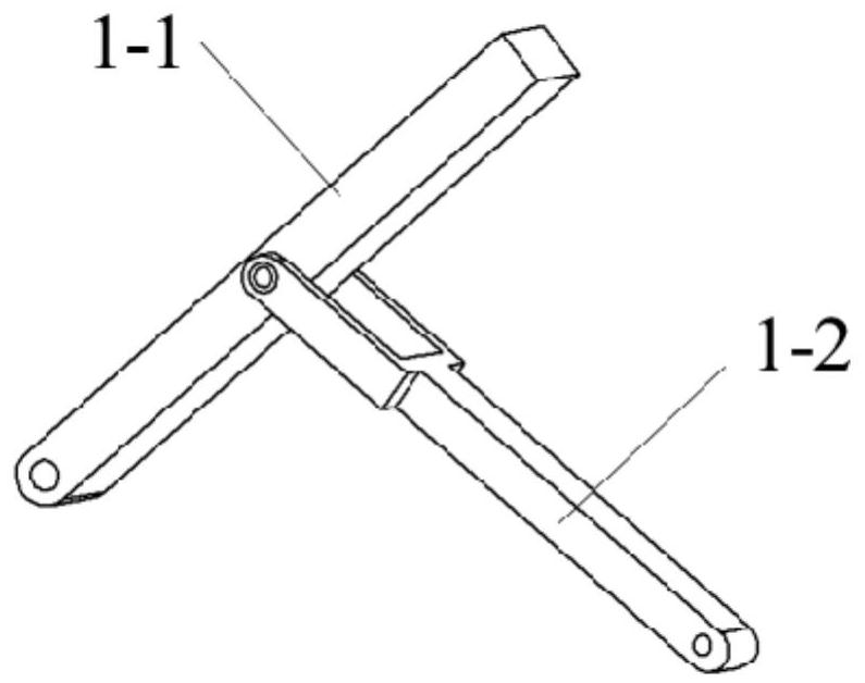 Three-spoke deformation wheel mechanism