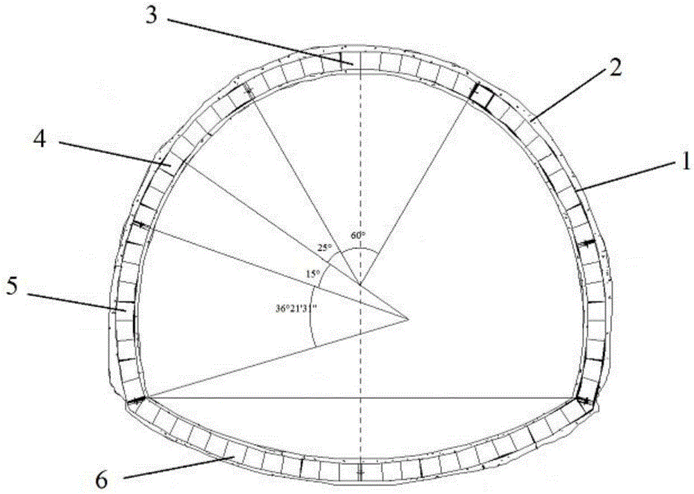 Three-dimensional heat-insulating reinforced concrete liner for mines