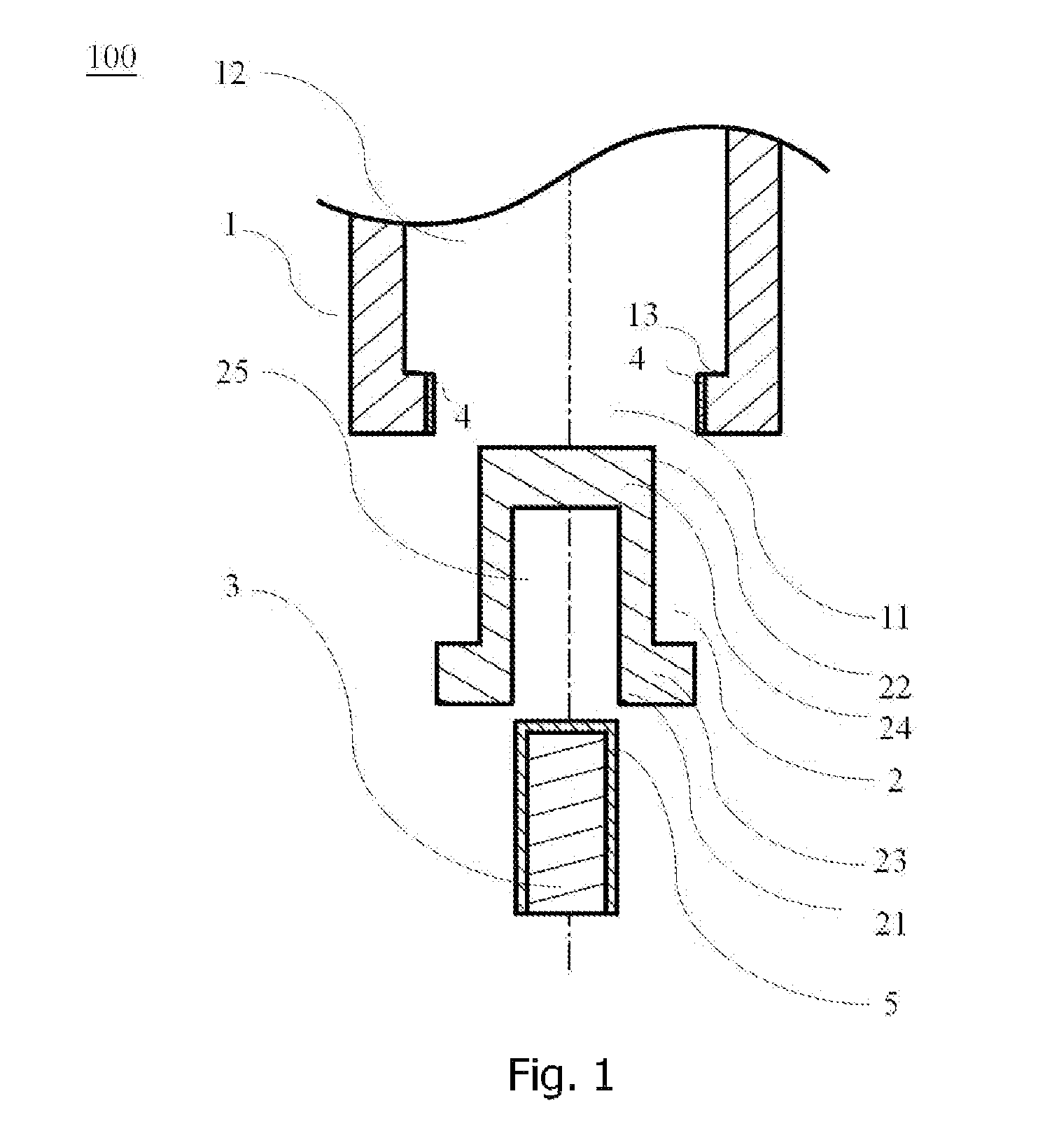 Electrode head of the plasma cutting machine