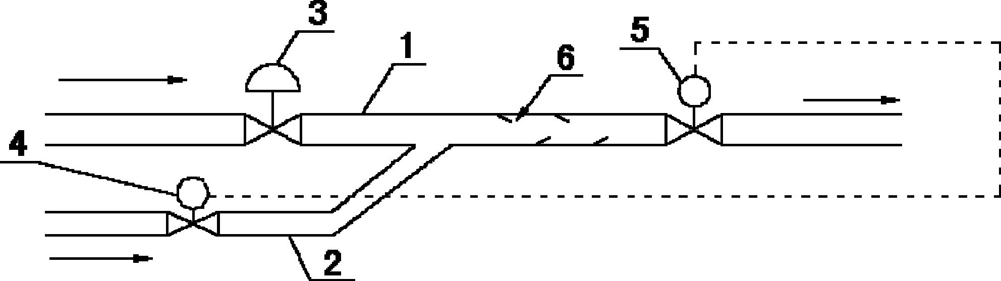 Boiler-gas mixed-combustion gas supply pipe and gas supply method