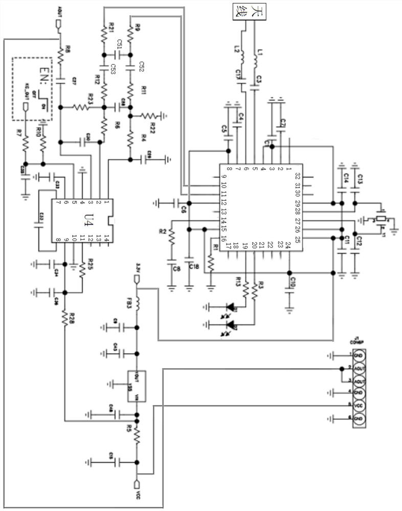 Signal transmission system based on wireless MIC