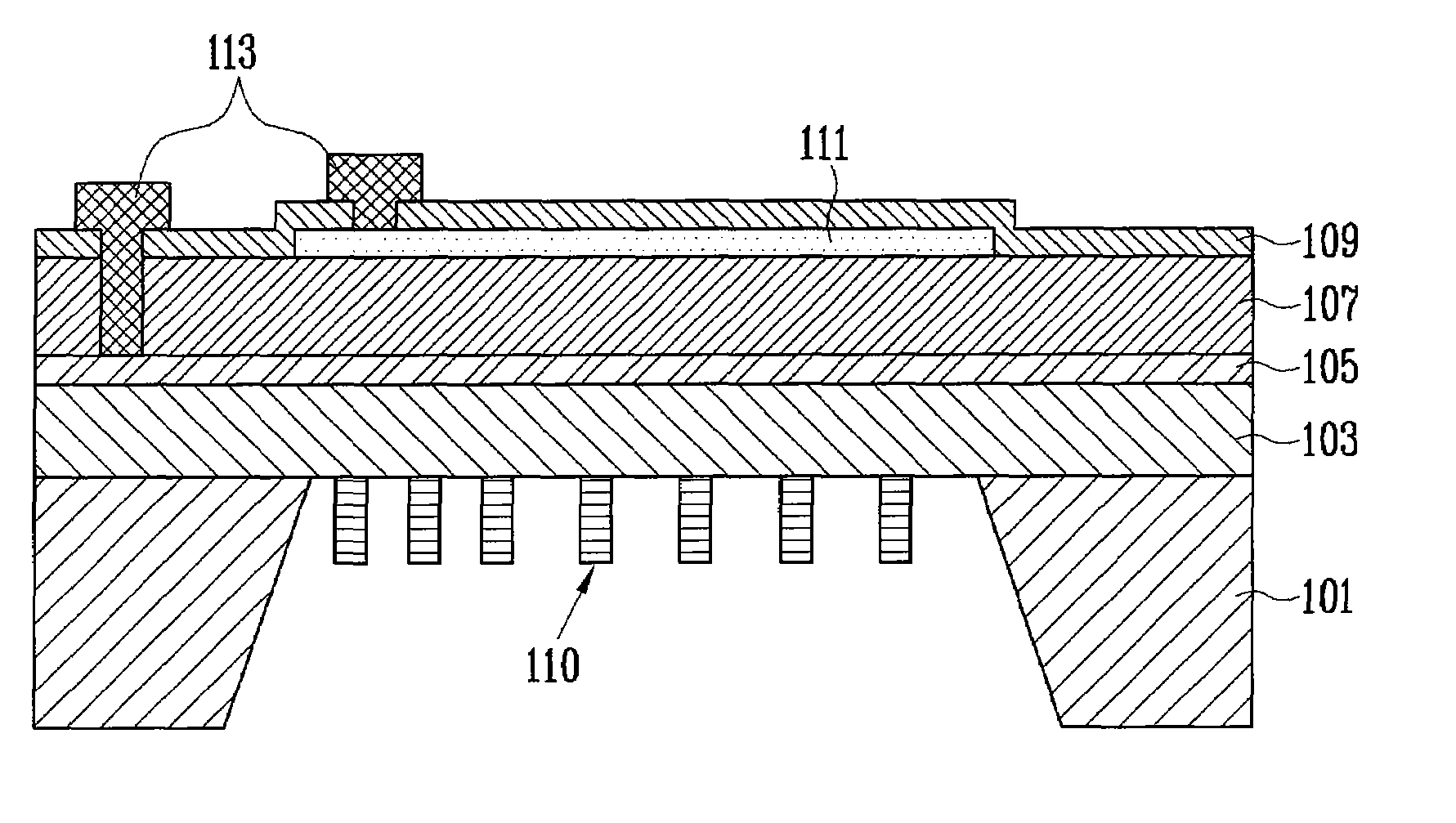 Piezoelectric microspeaker using microelectromechanical systems and method of manufacturing the same