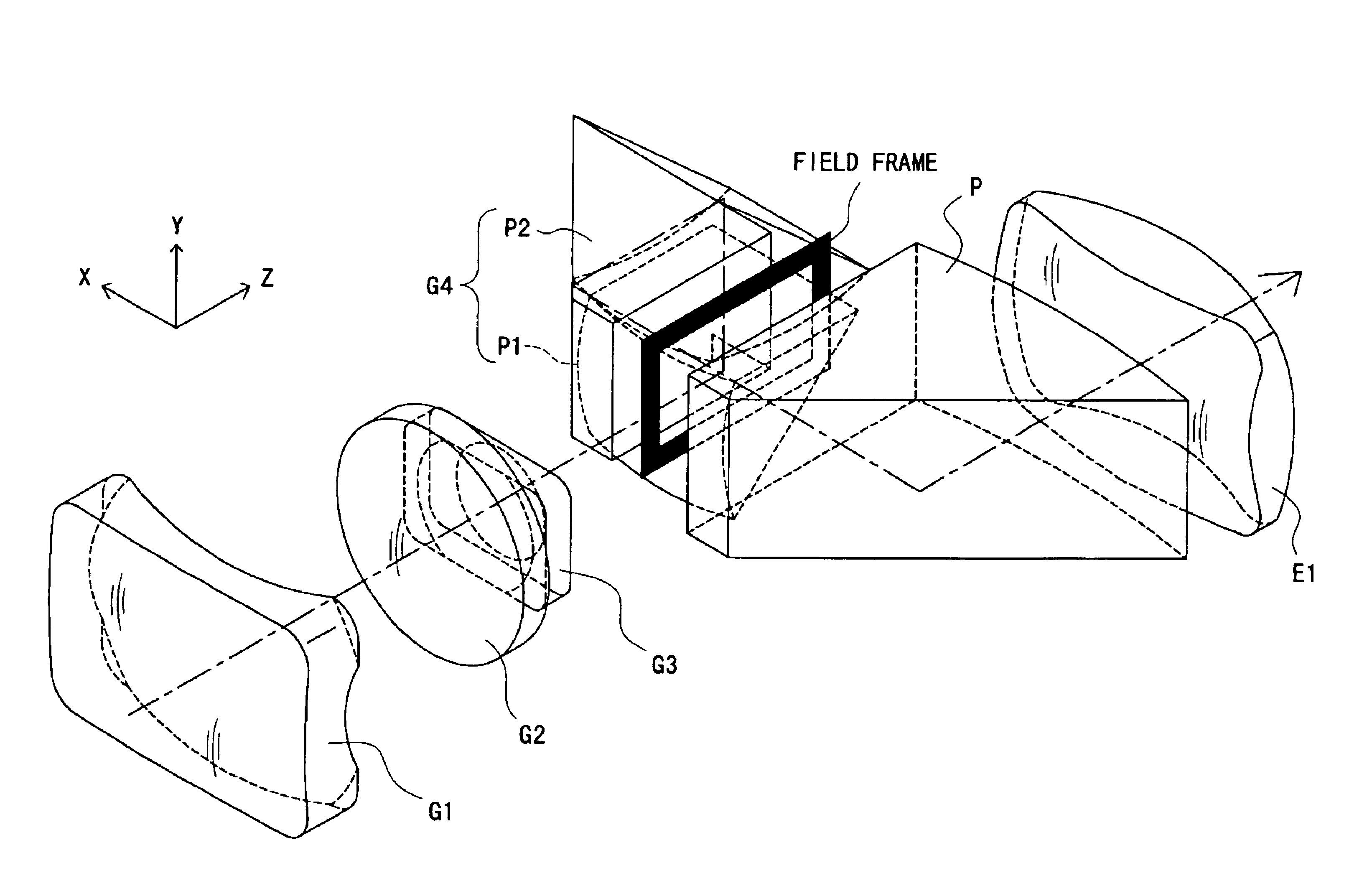 Real image mode finder optical system