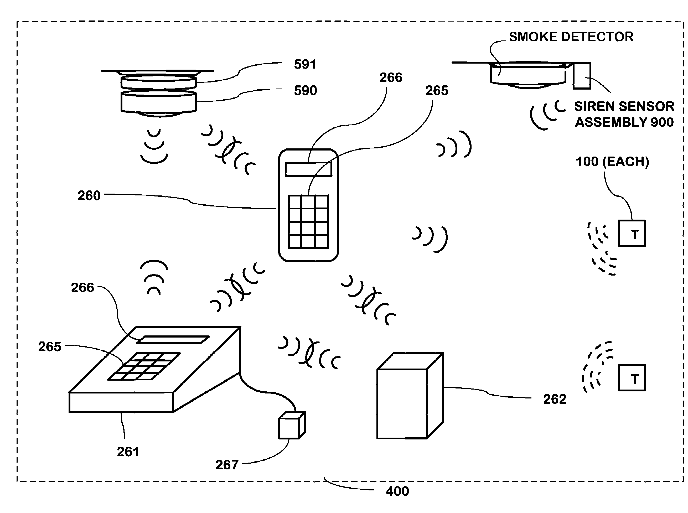 System, method and device for detecting a siren