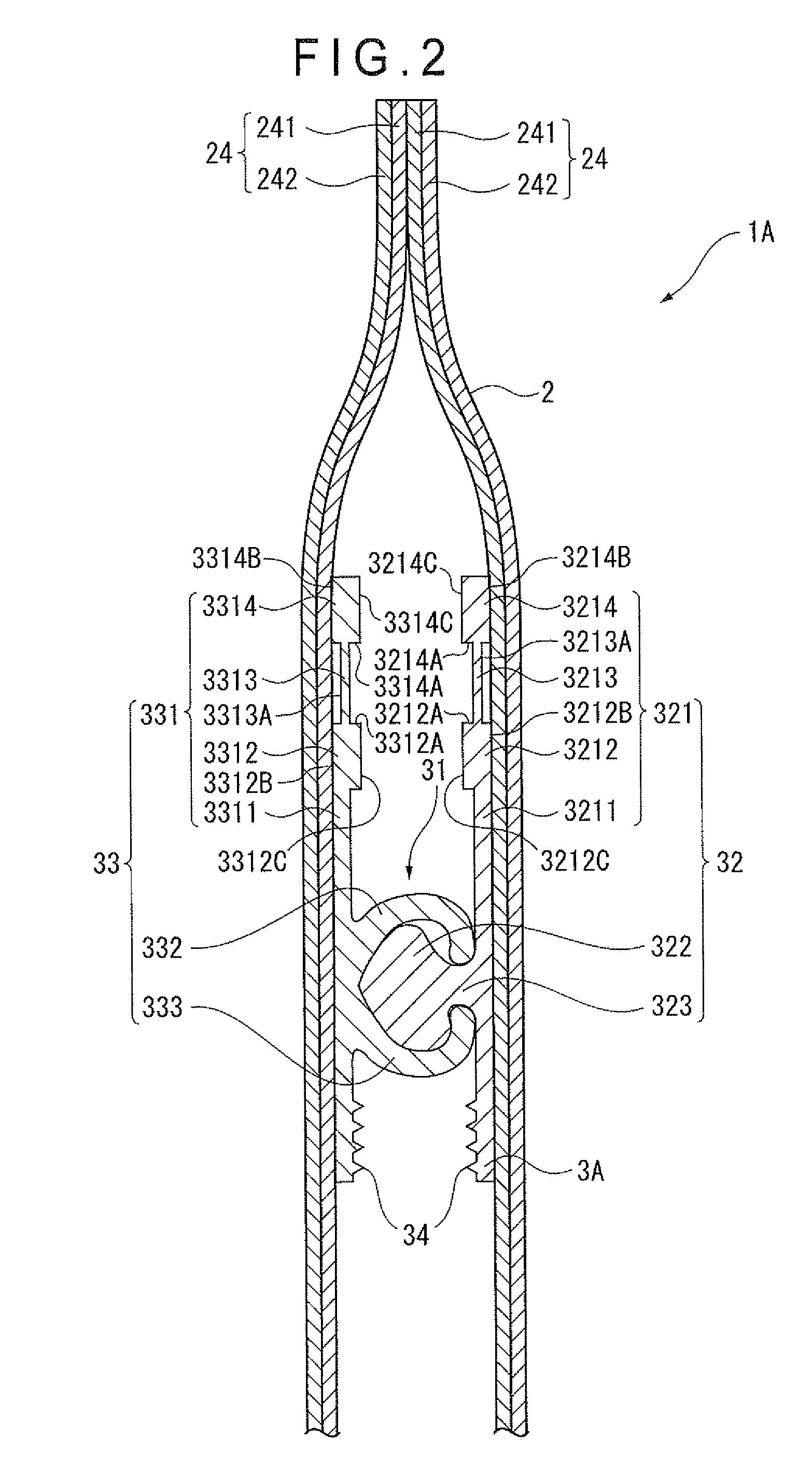 Easily tearable fastener tape, method of producing the fastener tape, packaging bag with easily tearable fastener tape, and device and method for producing the packaging bag