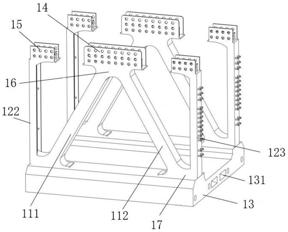 A kind of prefabricated and assembled steel truss web concrete composite bridge and construction method