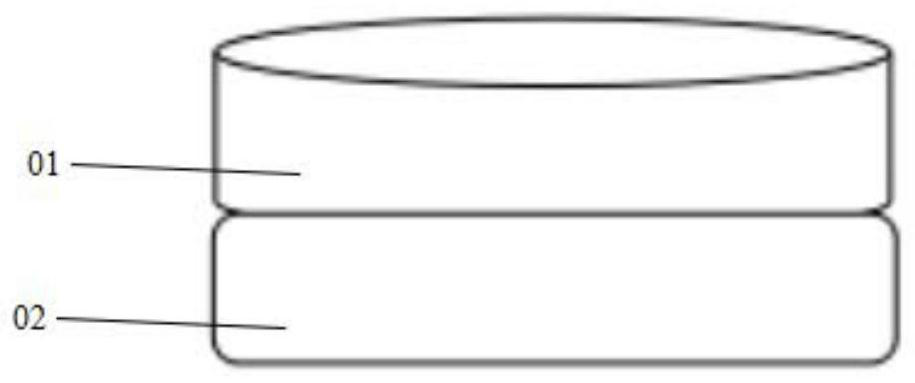 A separation device, a stripping device, and a method for recycling positive electrodes of batteries