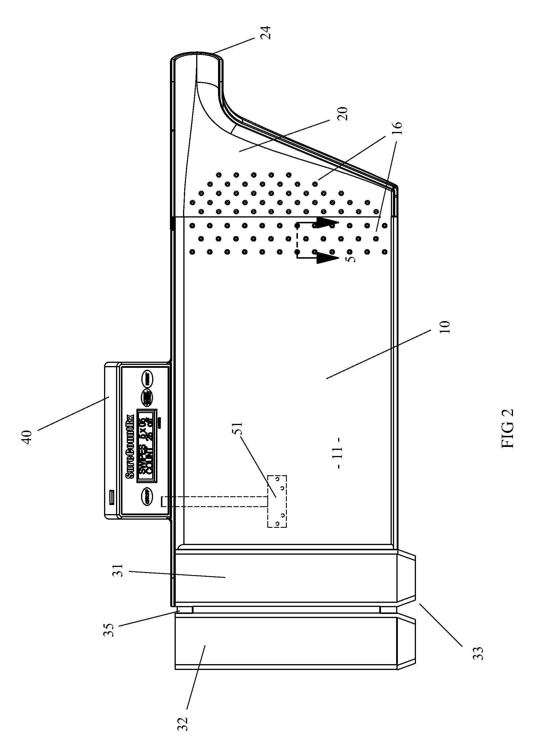 Pill counting tray with digital counter