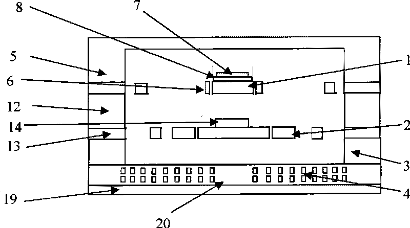 Static coil type micromechanical electromagnetic vibration energy collector based on frequency boost conversion