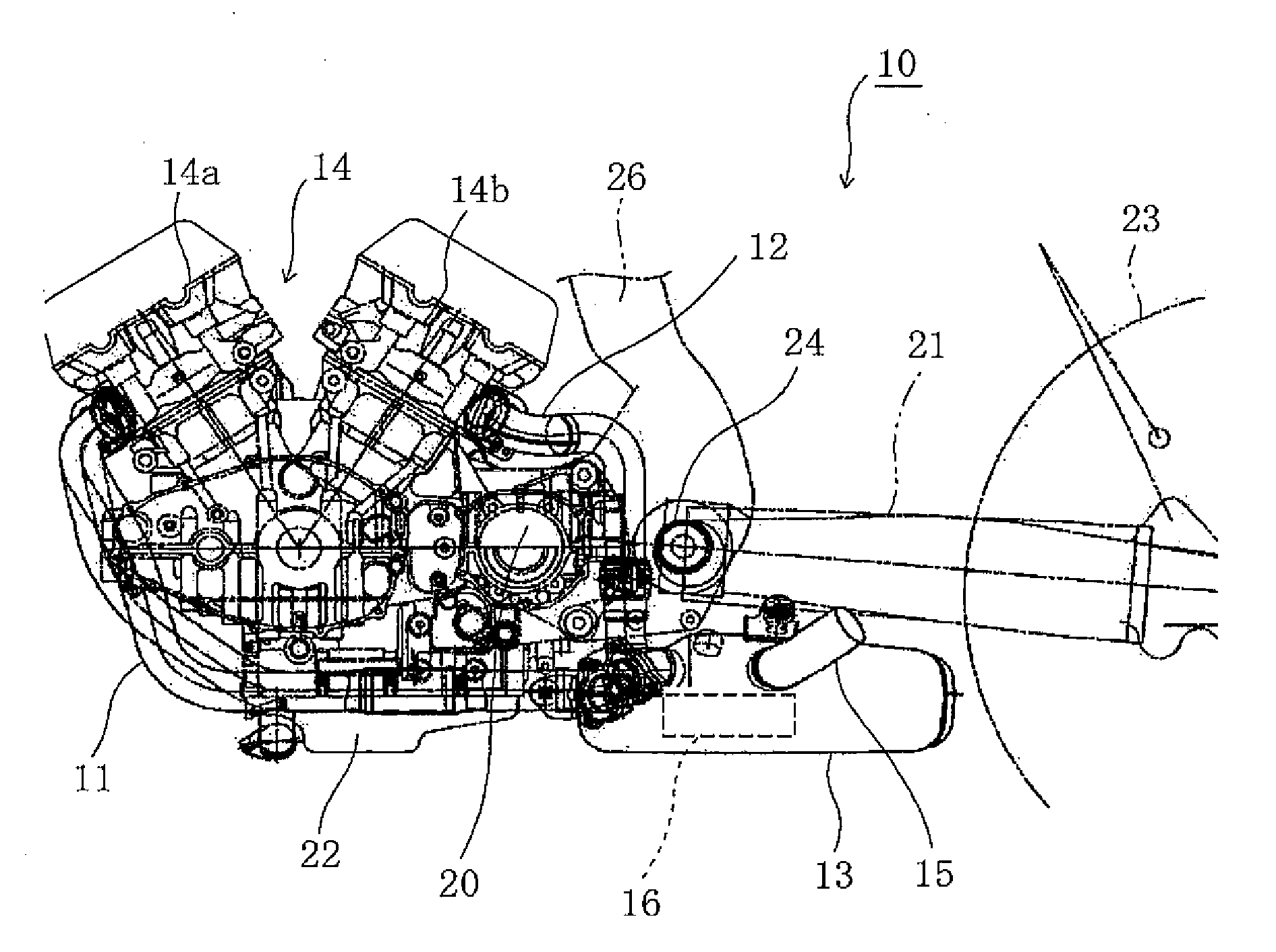 Exhaust System of Motorcycle and Motorcycle Including Exhaust System