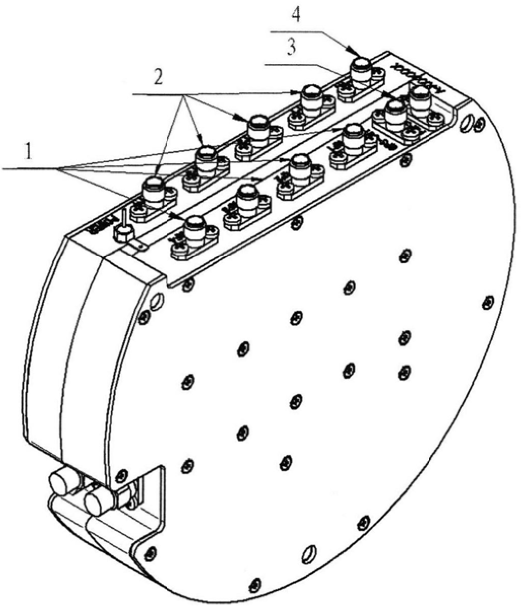 Frequency conversion component structure