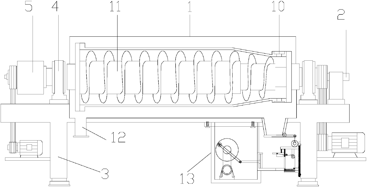 Stirred industrial wastewater treatment device