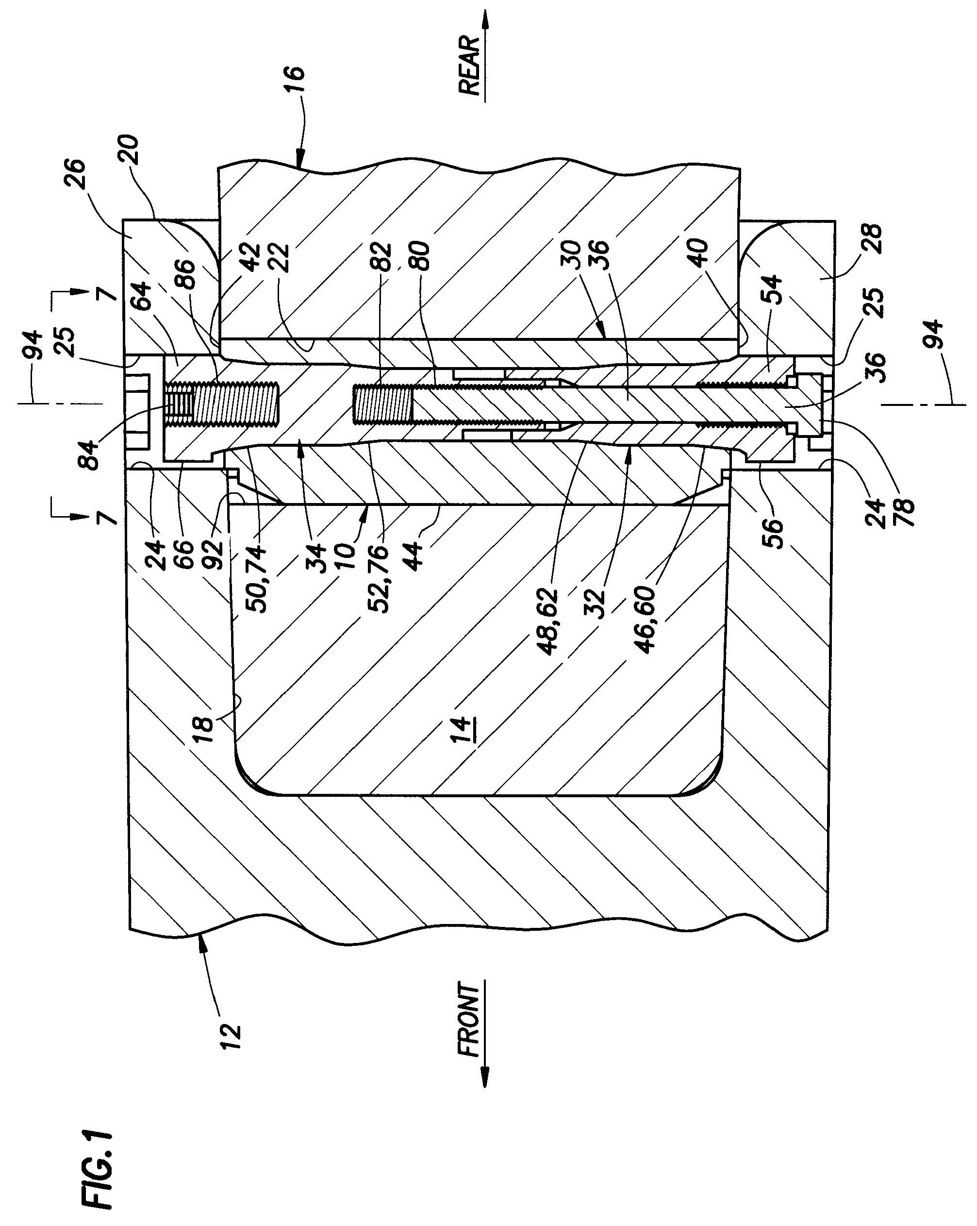 Double cam taper lock connector pin apparatus