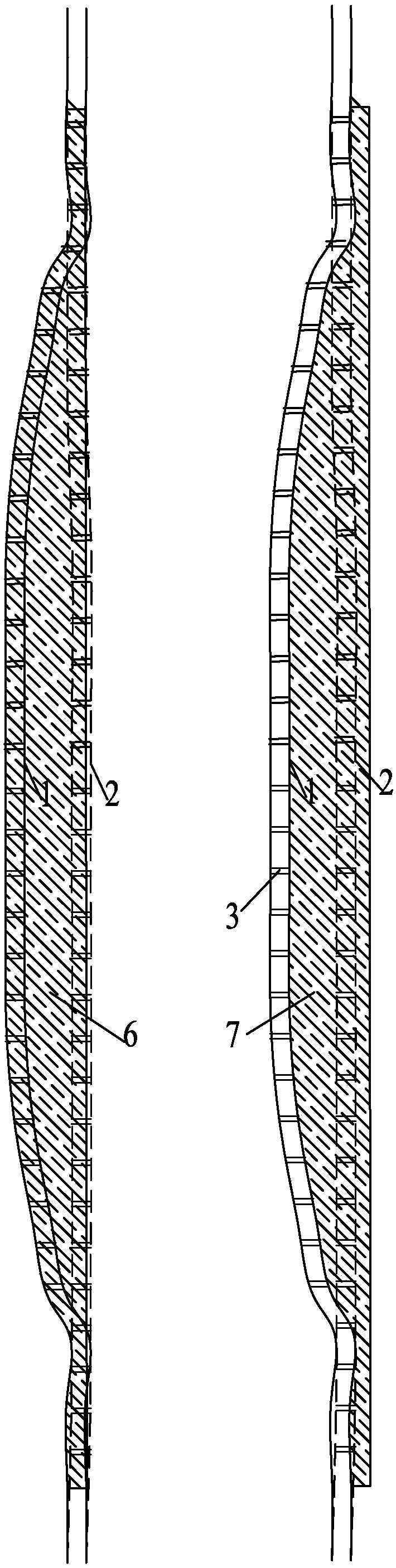 A method for rectifying deflection and correcting deflection of shield tunnel