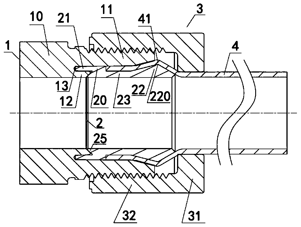 Pipe joint connected with pipe