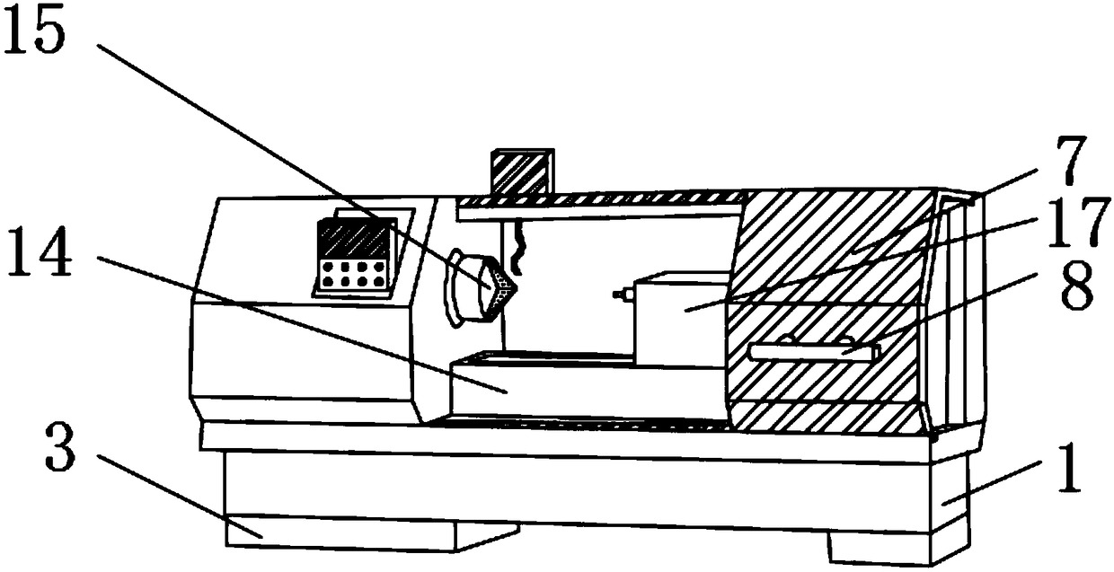 CNC machine tool with high efficiency and minor error