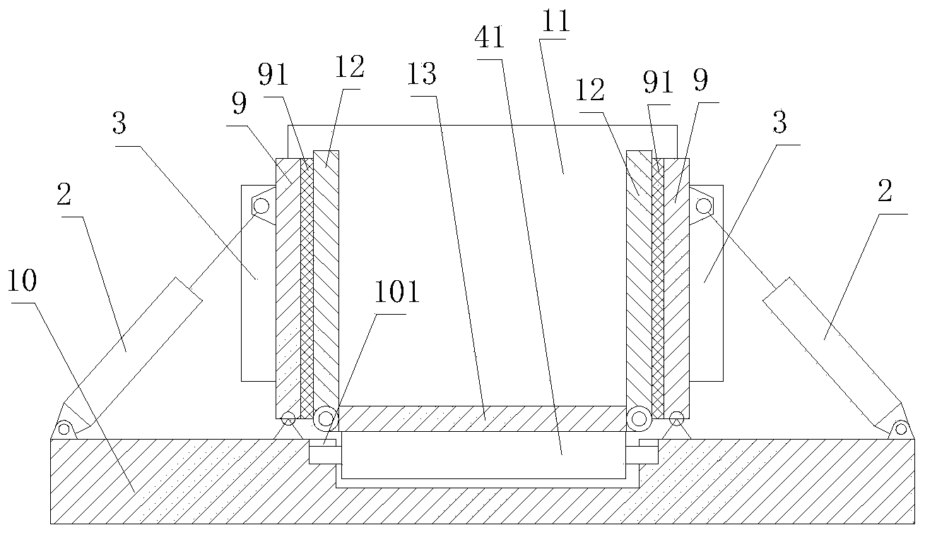 Forming mold for precast beam plate