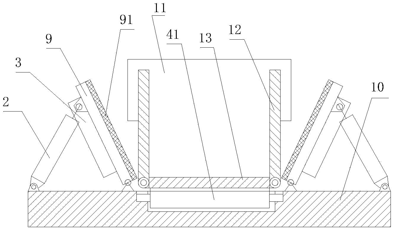 Forming mold for precast beam plate