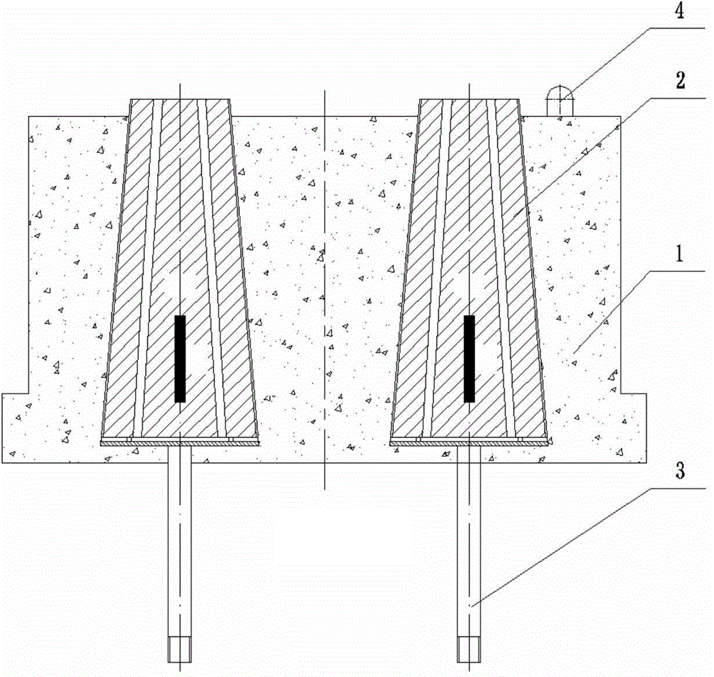 Double-ventilation-element bottom blowing brick device