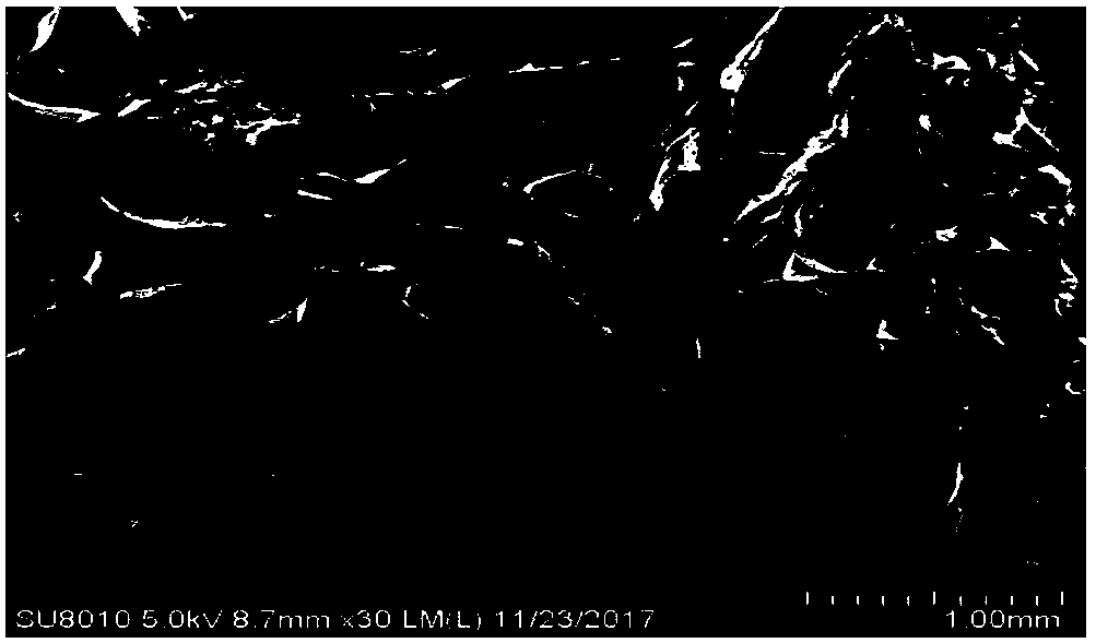 Biodegradable high-strength polyether ester type polyurethane urea foam and preparation method thereof