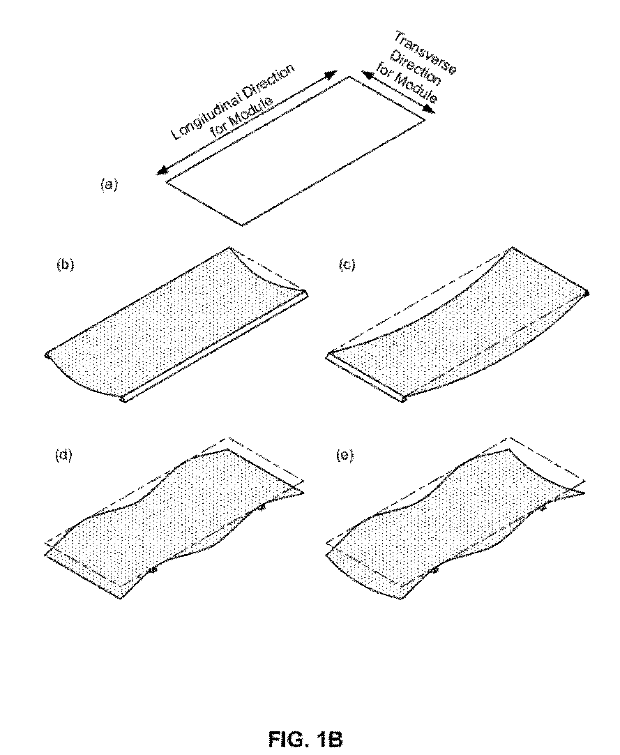 Photovoltaic module support with interface strips