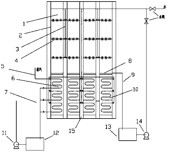 A device and method for treating and drying mixed substrates with earthworms