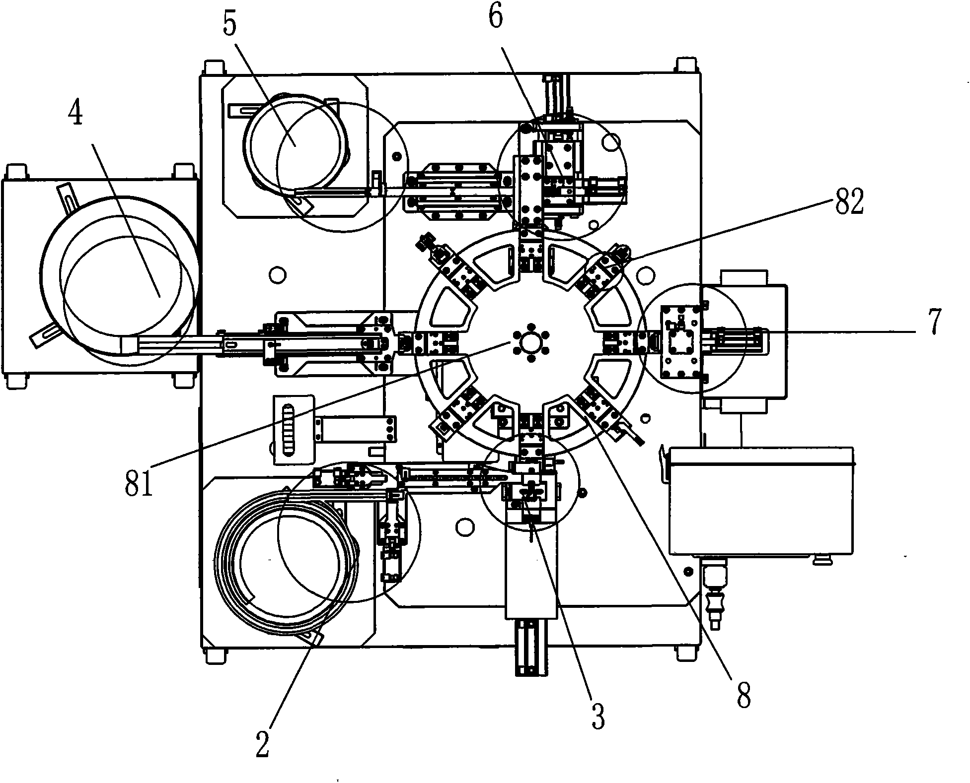 Folding key assembling machine