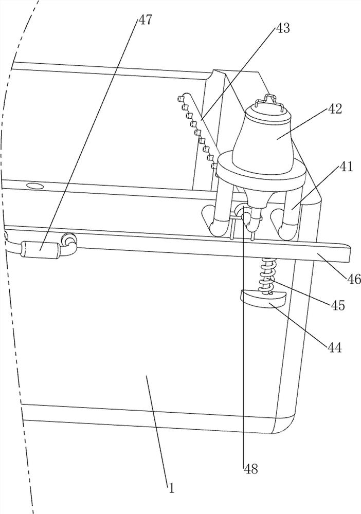 Silver needle disinfection device for acupuncture and moxibustion in combination of traditional Chinese medicine and western medicine