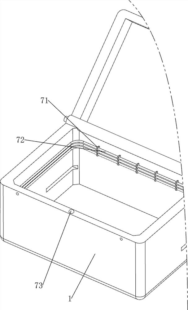 Silver needle disinfection device for acupuncture and moxibustion in combination of traditional Chinese medicine and western medicine