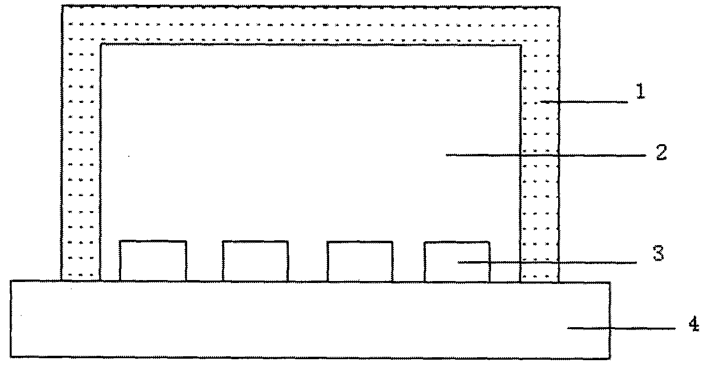 LED light source packaged with thin-wall ceramic lens