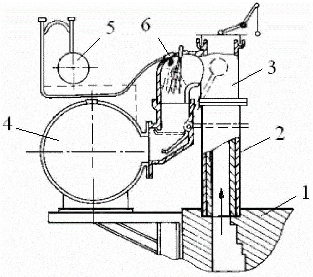 A kind of raw gas cooling fractionation method and coking device