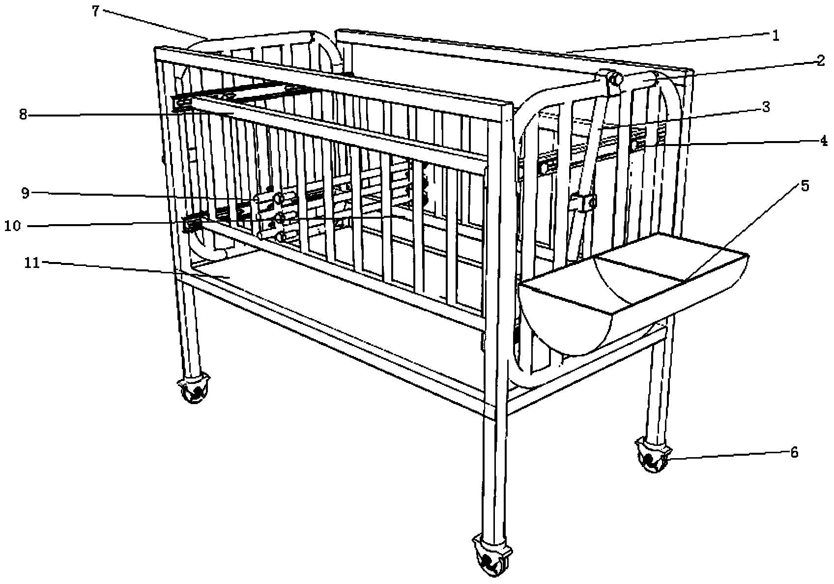 Digestibility and metabolism experiment device for lambs