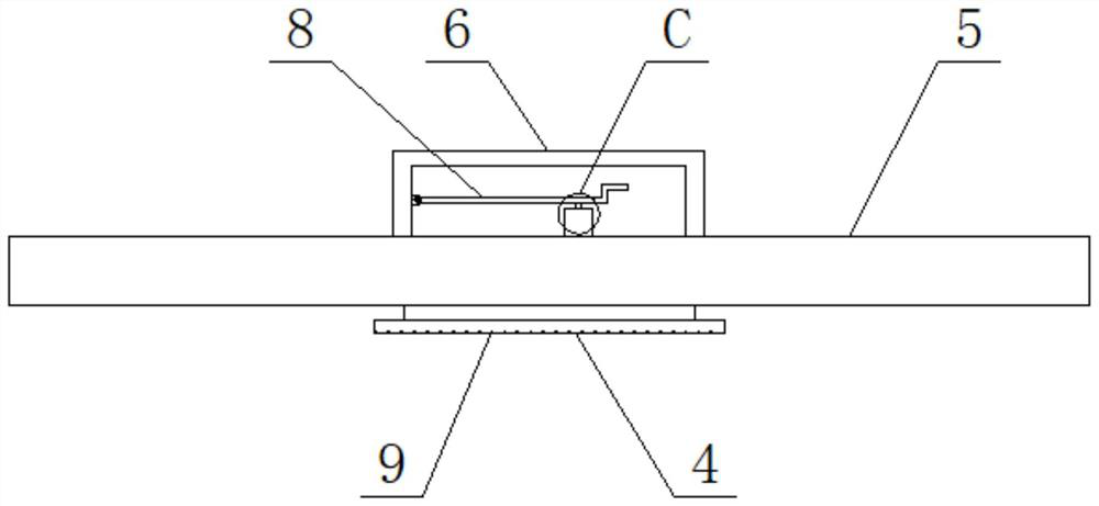 Vacuumizing pressing plate for product packaging