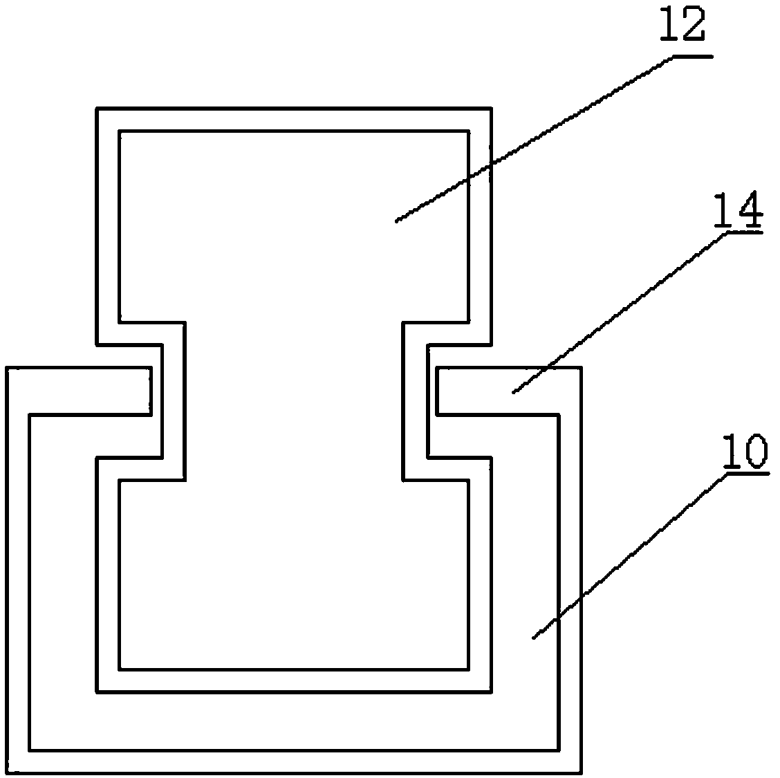 Television wall hanging support with adjustable installment gap