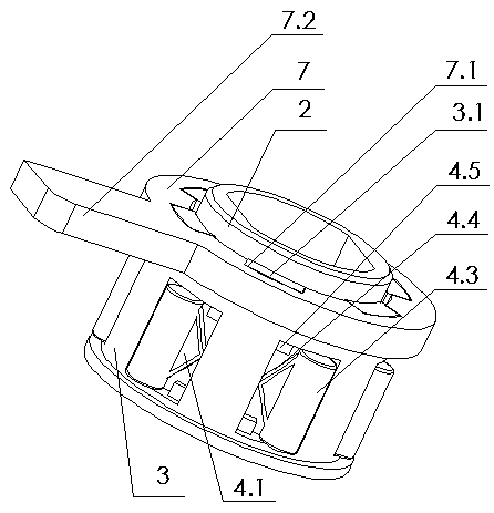 Bidirectional non-return bearing